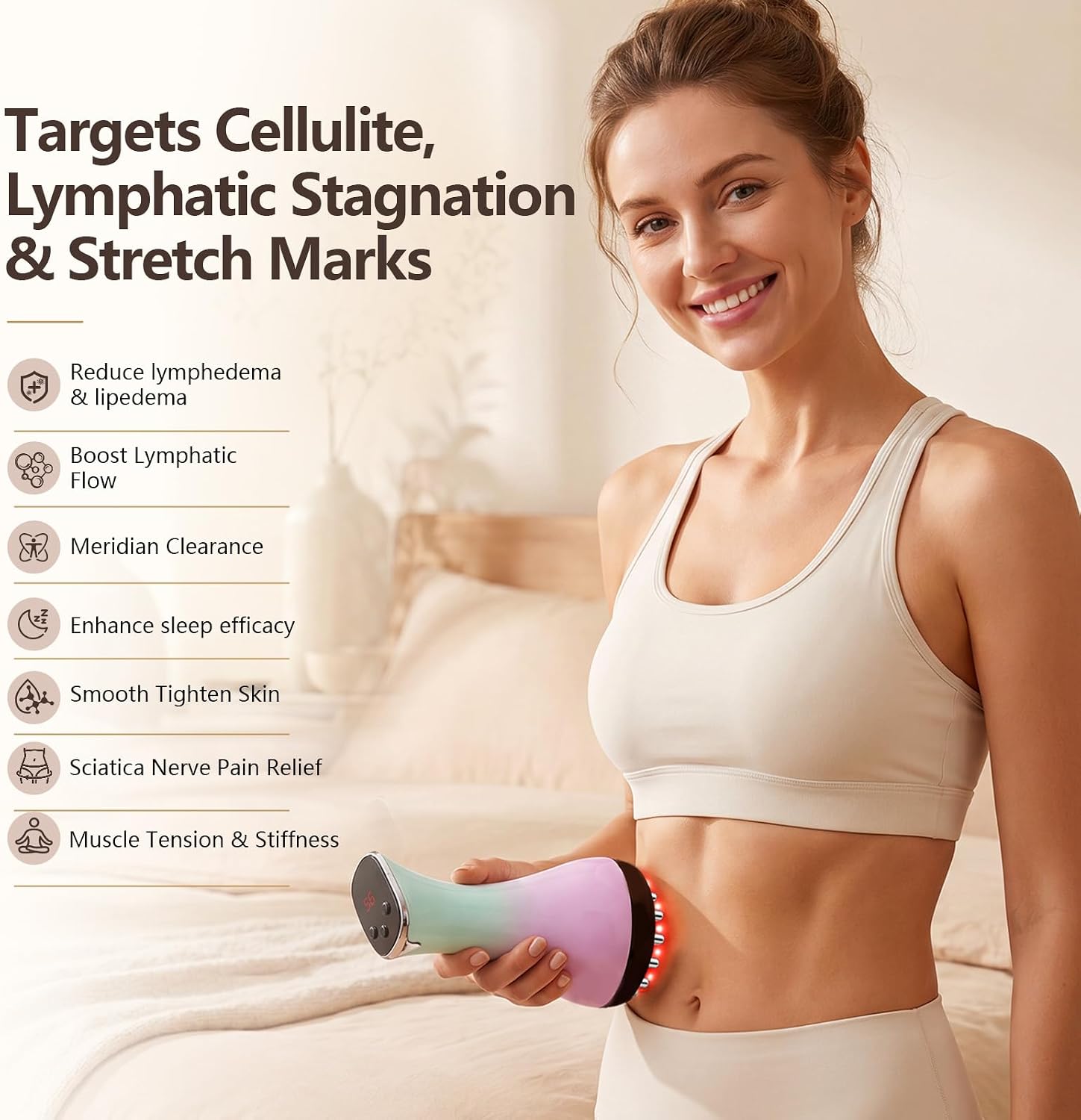 Thumbnail 2 de Lymphatic Drainage Massager & Anti Cellulite Tool: 4-in-1 Body Sculpting Machine