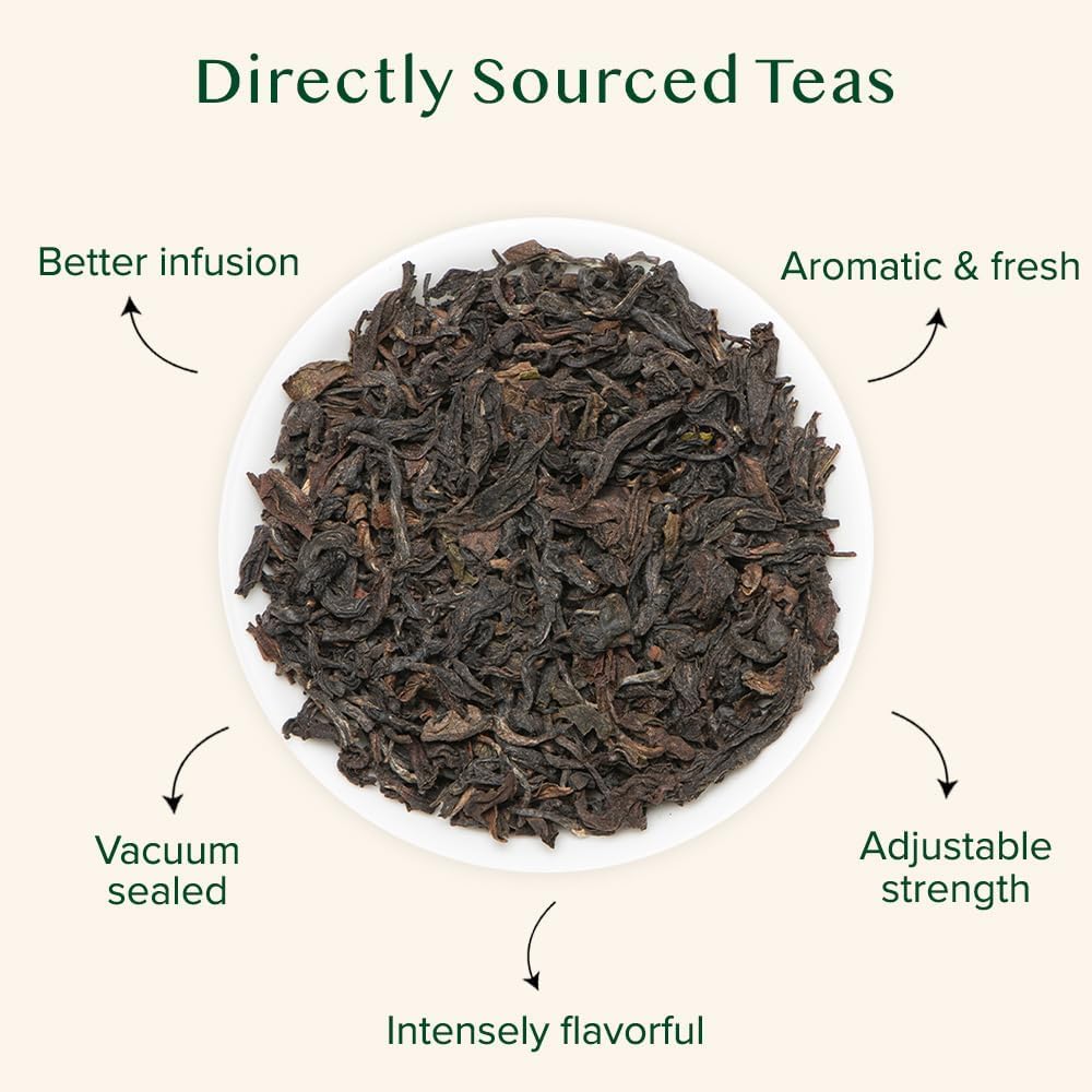 Thumbnail 2 de VAHDAM Tè Oolong di Alta Quota dall'Himalaya - Foglie sfuse 100 g (50 tazze)