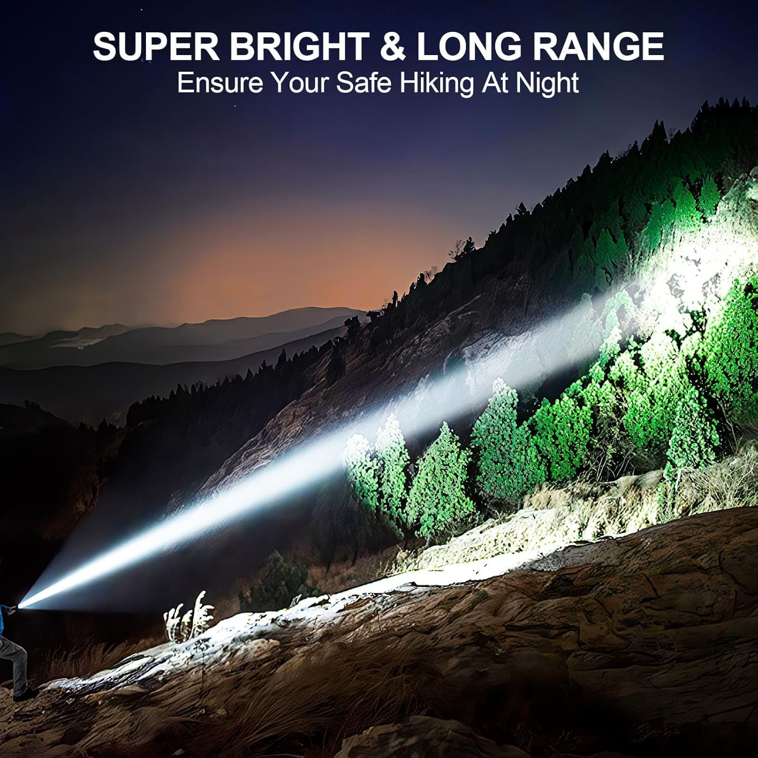 Thumbnail 1 de Banral Torches High Lumens Rechargeable Torch: Compact, durable, ready for any outdoor task