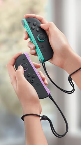 Detalle 2 de Nintendo Joy-Con 2er-Set hellviolett/hellgrün – Joy-Con2 mit C-Knopf und Maus-Modus