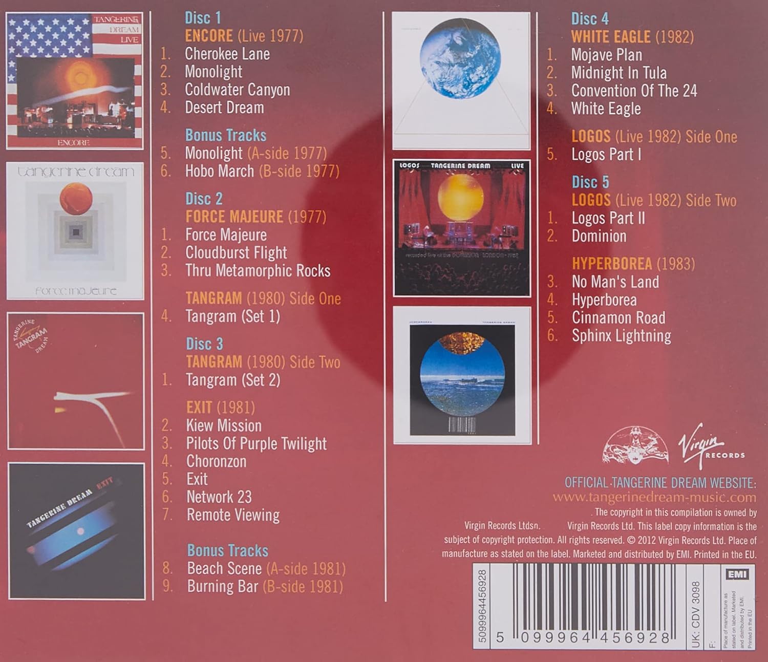 Thumbnail 1 de The Virgin Years: 1977-1983 — Virgin, édition 2012 (NL)