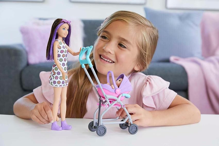 Thumbnail 1 de Mattel GXT34 Barbie Skipper Niñera 7 accesorios +3 años