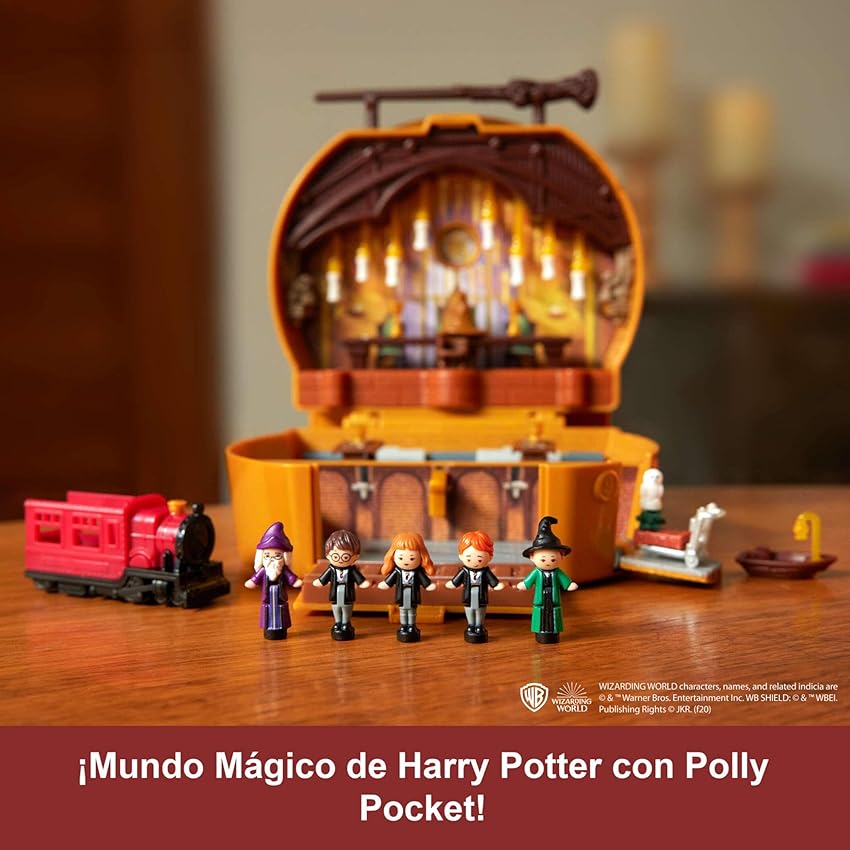Detalle de Polly Pocket Harry Potter HRD56 🎒 Juego y muñecos de colección