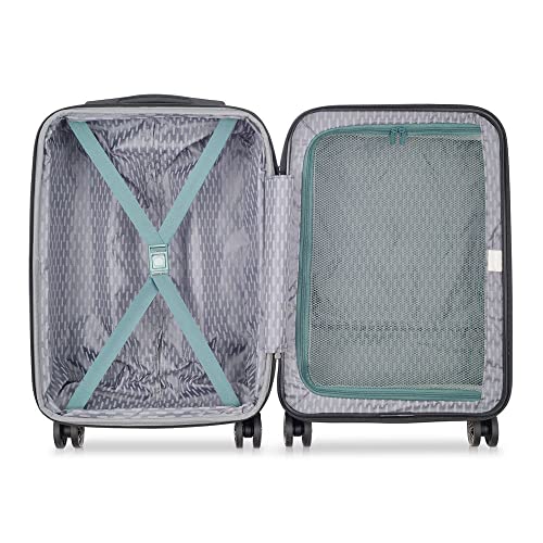 Detalle 2 de DELSEY Paris AIR Armour — Valise cabine rigide extensible 55x35x26 cm, 42 L, vert