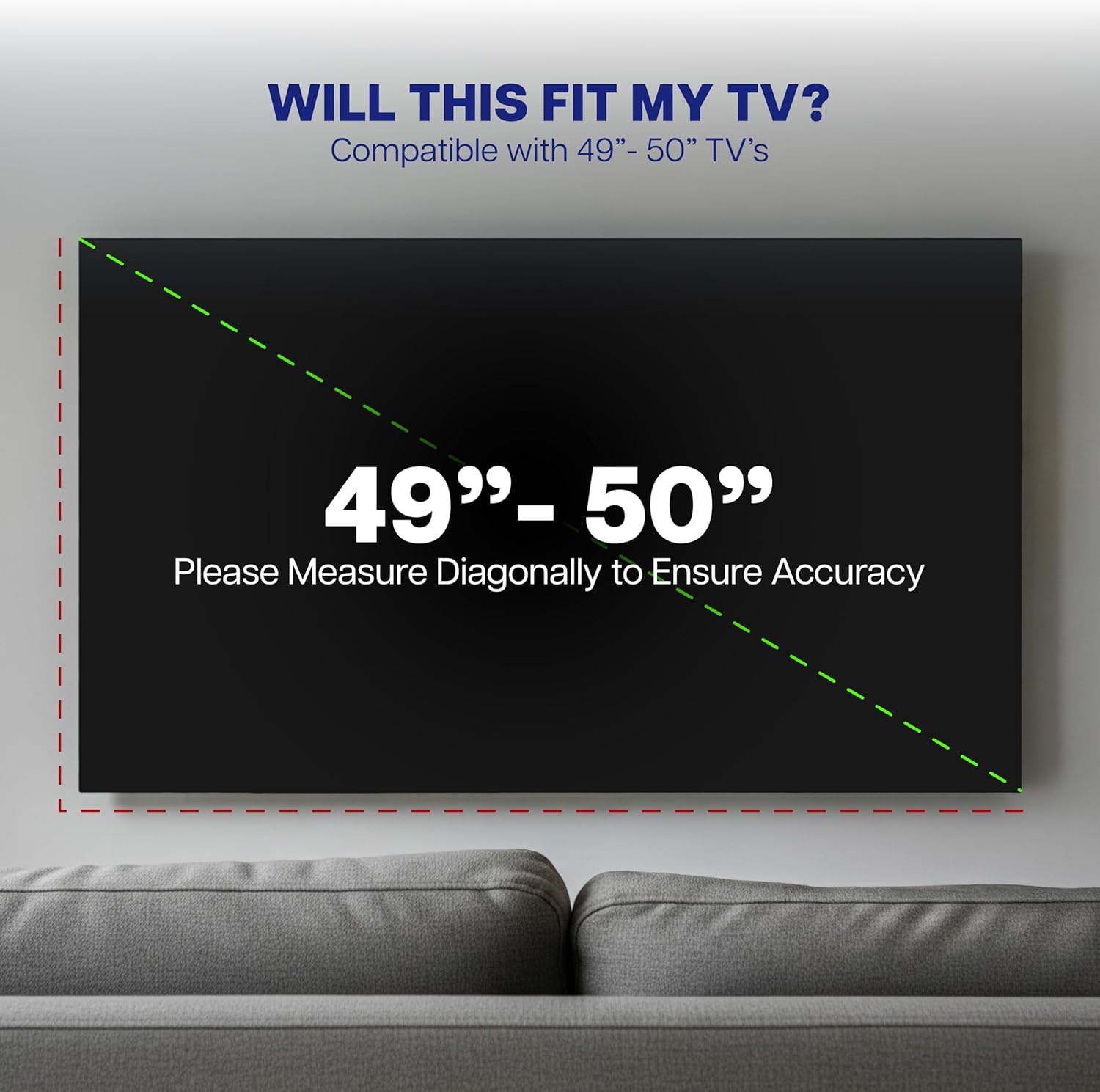 Thumbnail 2 de VIVO 49–50 inch Flat Screen TV Cover (Black) – Weatherproof Universal Protector for Outdoor Use