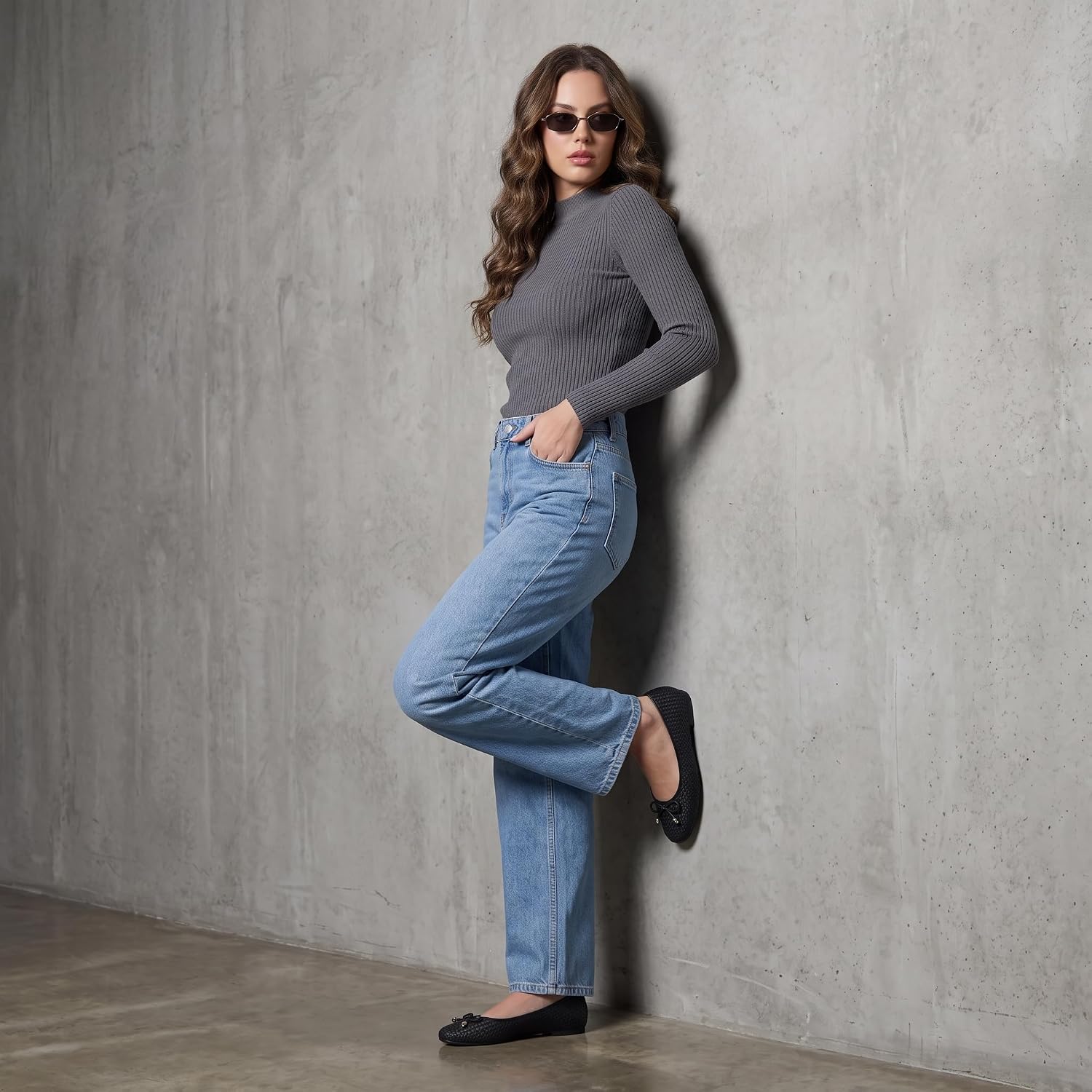 Detalle de CUSHIONAIRE Ballet Flats with Vegan Leather Upper