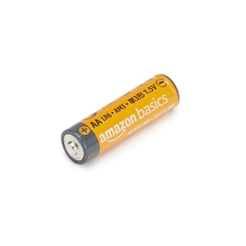 Detalle de Amazon Basics – Paquete de 20 pilas alcalinas AA de alto rendimiento (1,5 V) con vida útil de 10 años