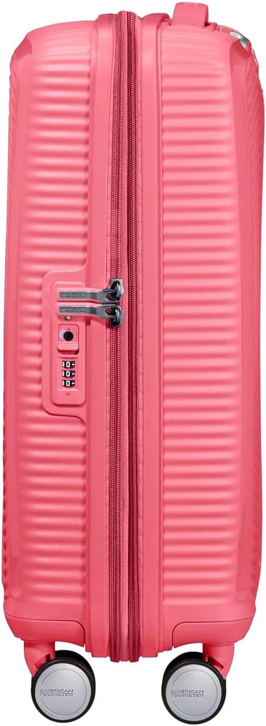 Detalle 2 de American Tourister Soundbox - Spinner S Erweiterbar: Handgepäck 55 cm, Rosa Sun Kissed Coral