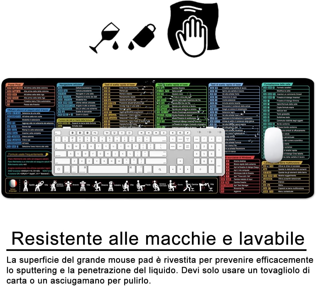 Detalle de Excel tappetino mouse XL 80x30 cm 🖱