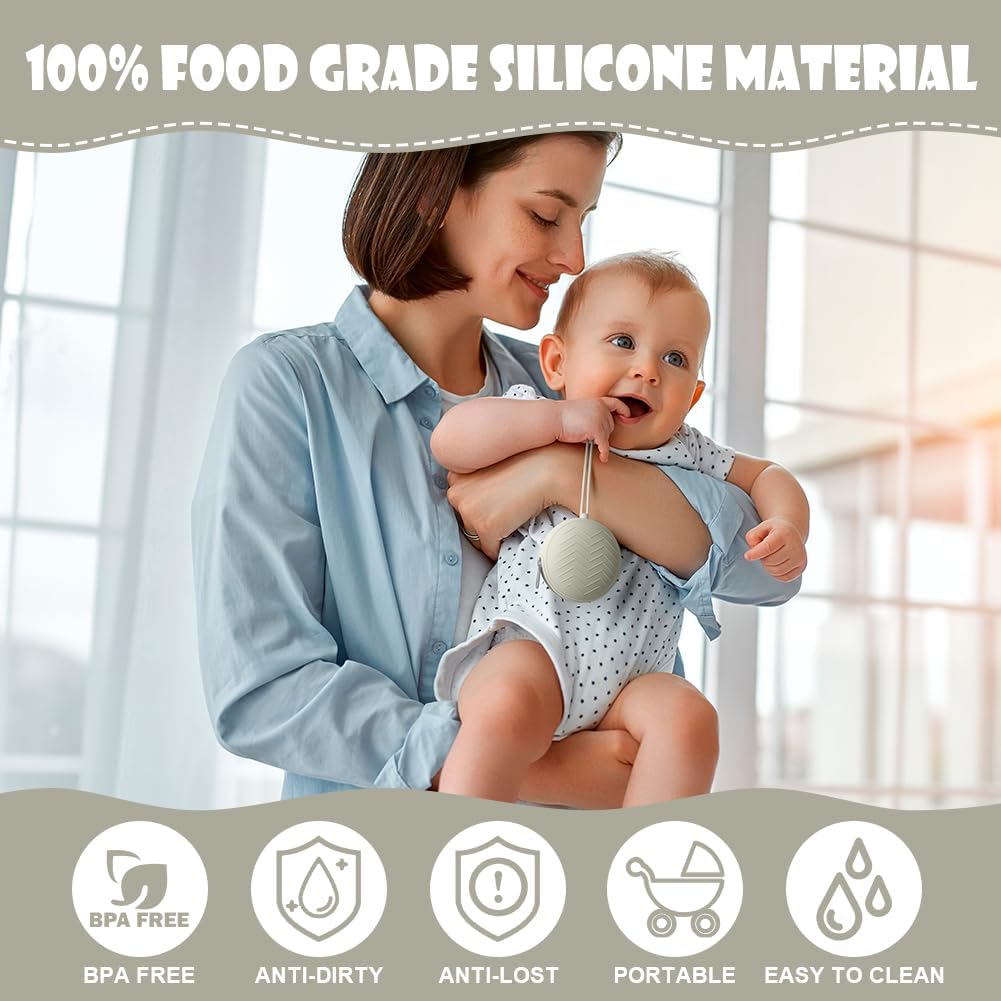 Detalle 2 de Aolso Porta succhietto in silicone 1 pcs