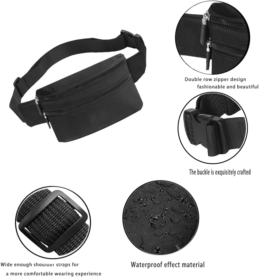 Detalle de Bumbags waist fanny pack in black