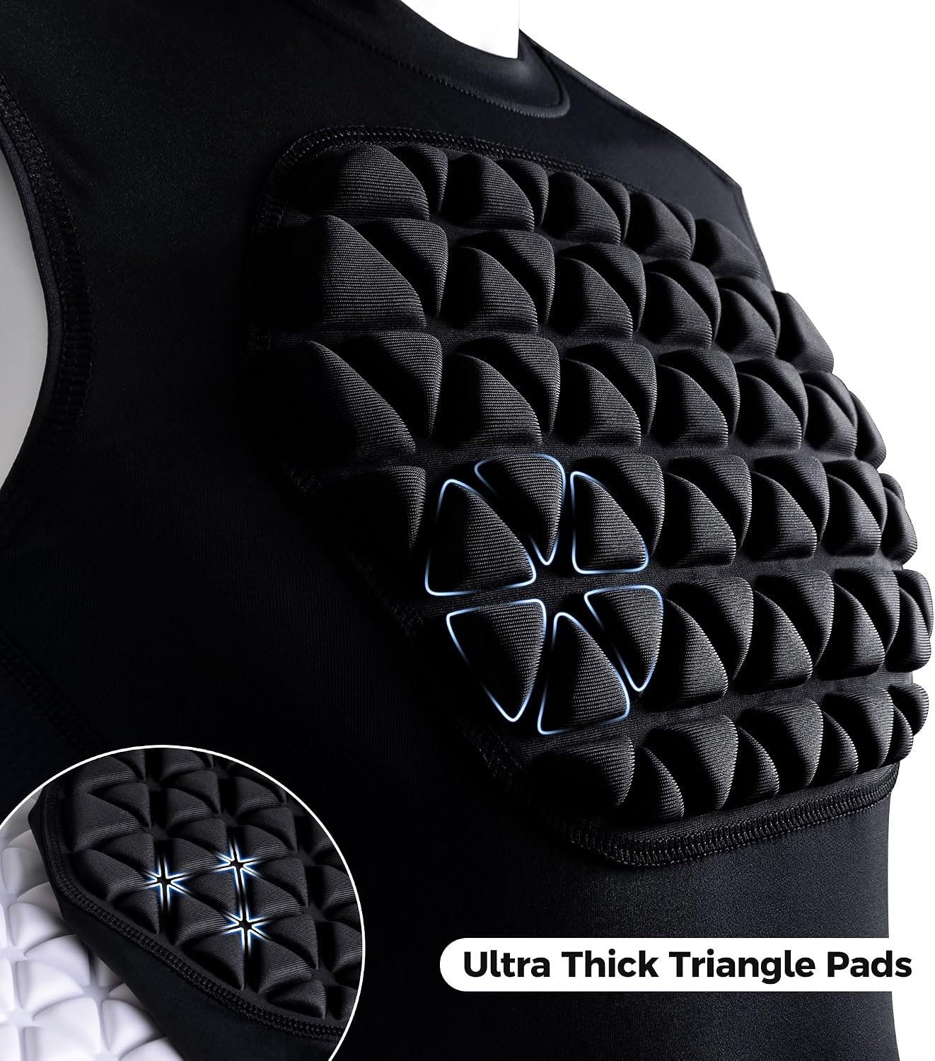 Thumbnail 1 de Legendfit Youth Baseball Chest Protector Padded Compression Shirt for Softball, Football & More