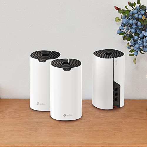 Detalle de TP-Link Deco S1900 (3-Pack): sistema mesh Wi‑Fi AC1900 para hogares multivivienda