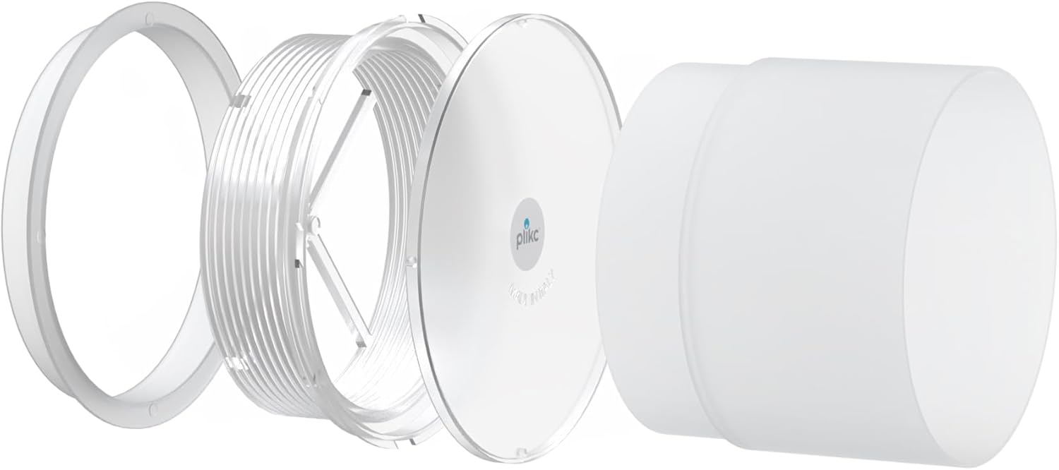 Detalle de Plikc NIC120 Bouchon pour climatiseurs – trou de 120 mm, thermoplastique transparent