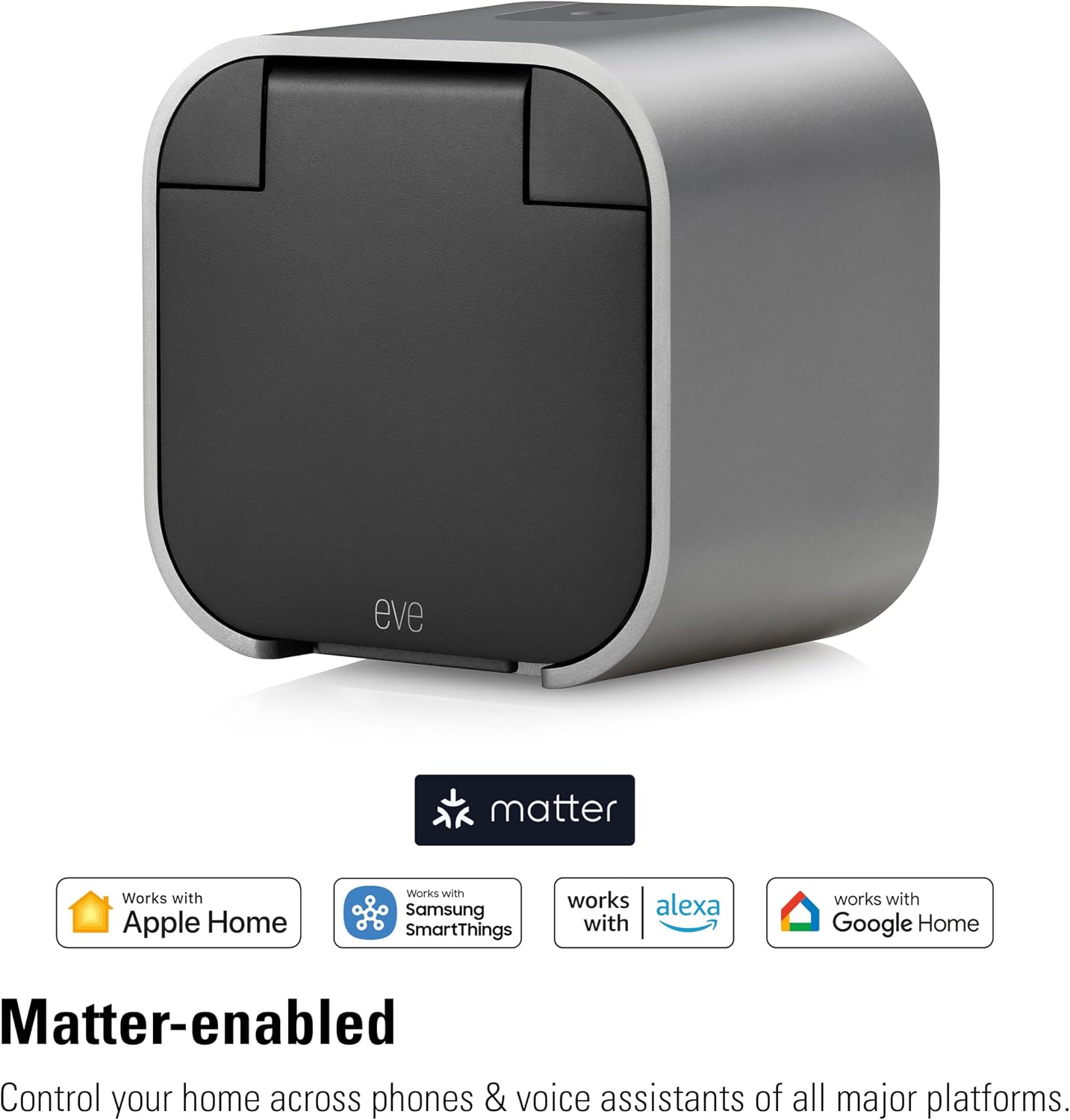 Detalle de Eve Energy Outdoor Matter Presa Intelligente IP44