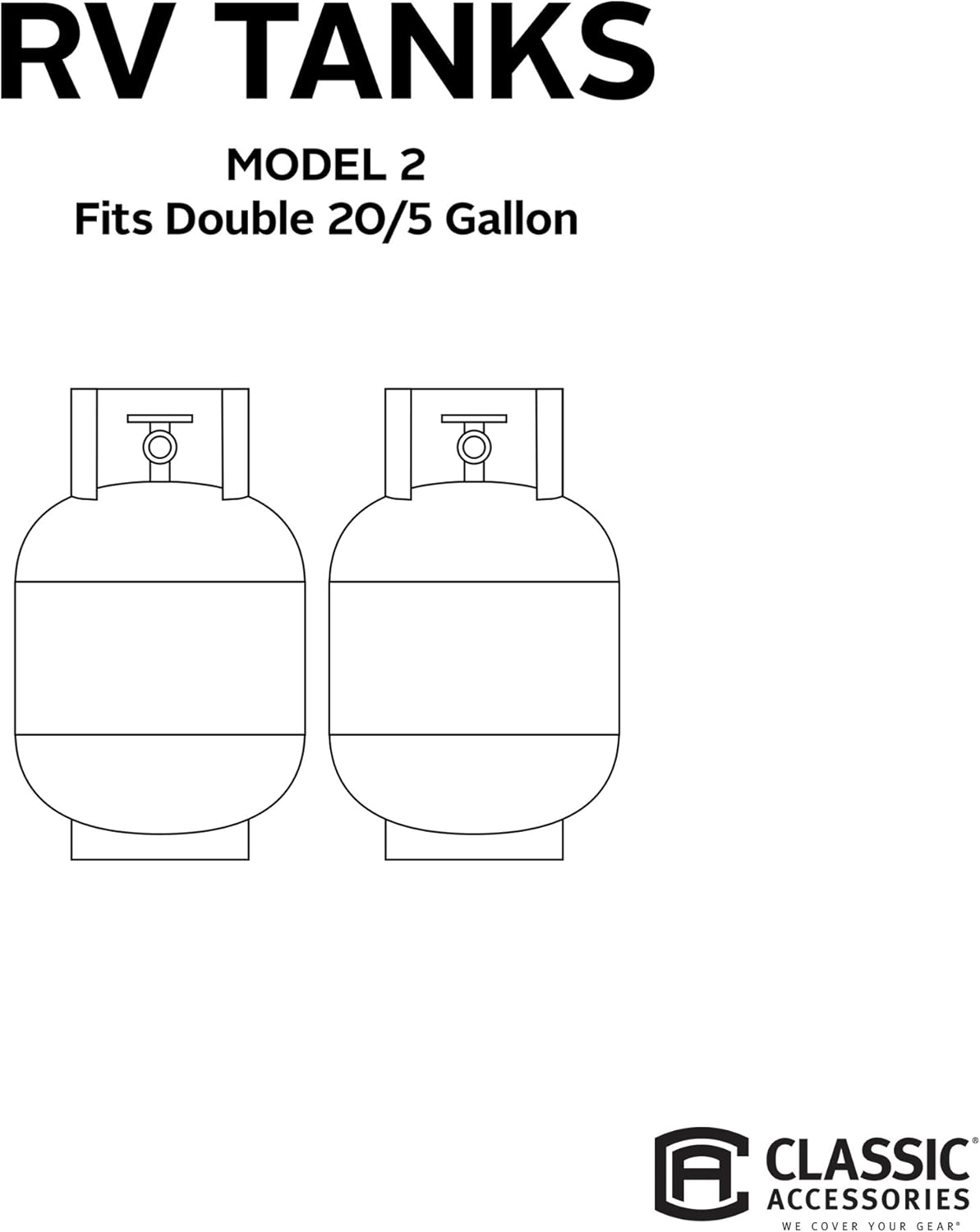 Thumbnail 2 de Classic Accessories Over Drive RV Tank Cover 20/5 Gal 🏕