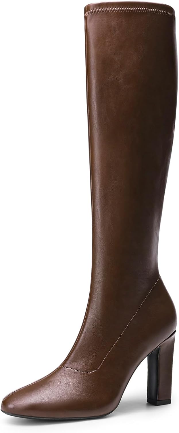 Detalle de DREAM PAIRS Knee-High Boots with 3.86-Inch Heel