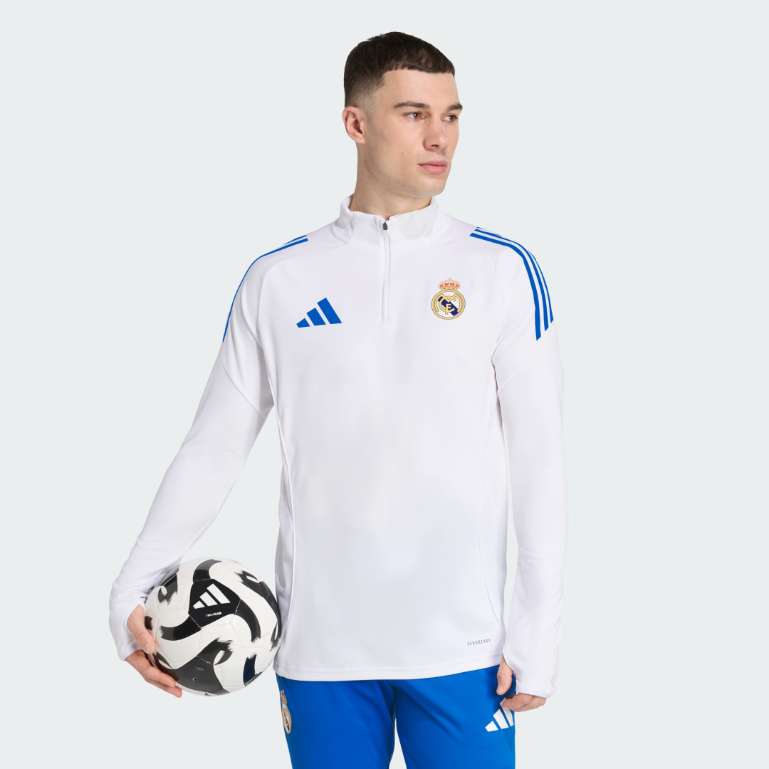 Detalle de Camiseta manga larga de entrenamiento Real Madrid Tiro 25 Competition – Adidas