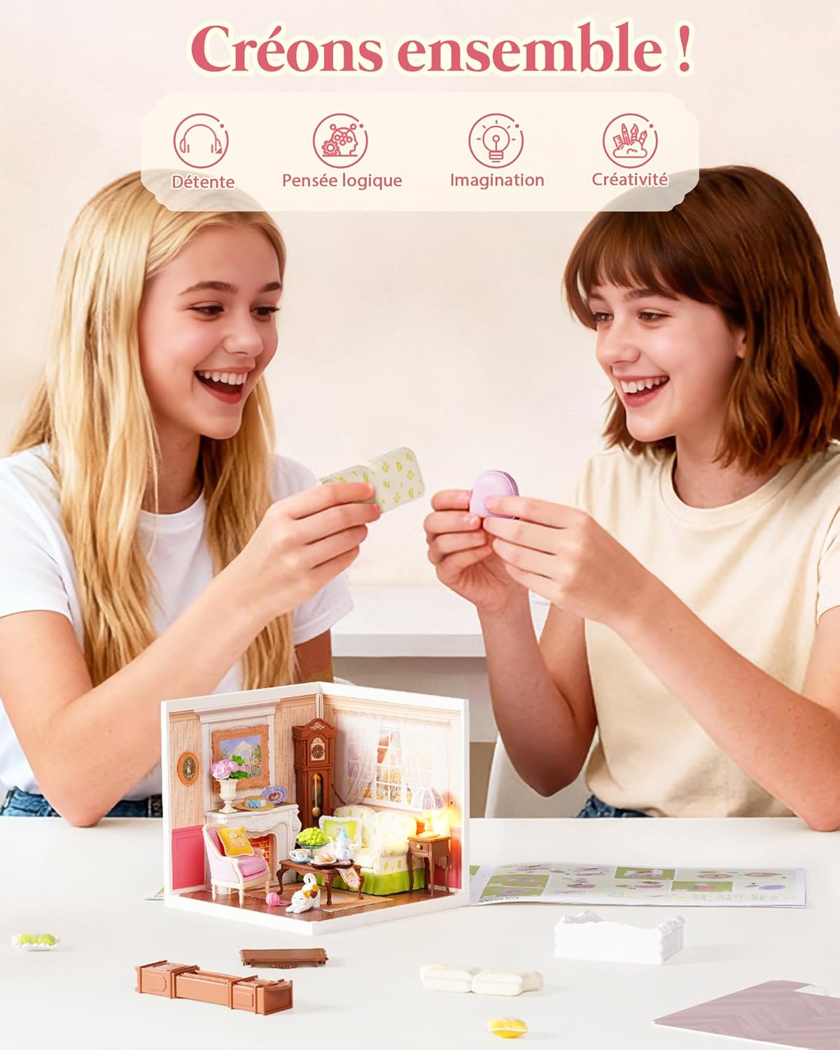 Thumbnail 5 de Rolife Super Creator Holiday Tea Time – Kits de Maison Miniature DIY pour adultes