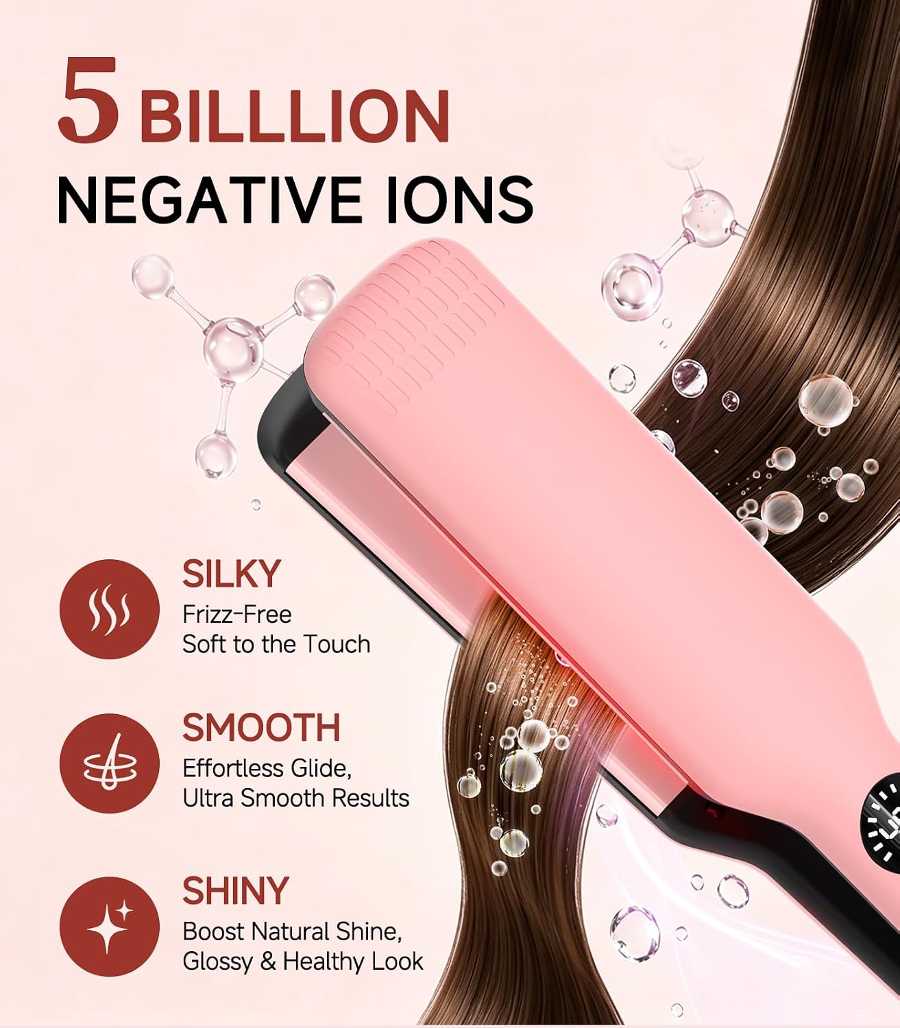 Detalle 1 de DYHOO Hair Straightener with 11 Heat Settings