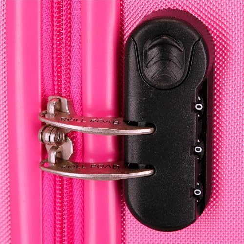 Detalle de ROLL ROAD Flex Maleta de Cabina Rosa 35×55×20 cm 33 L