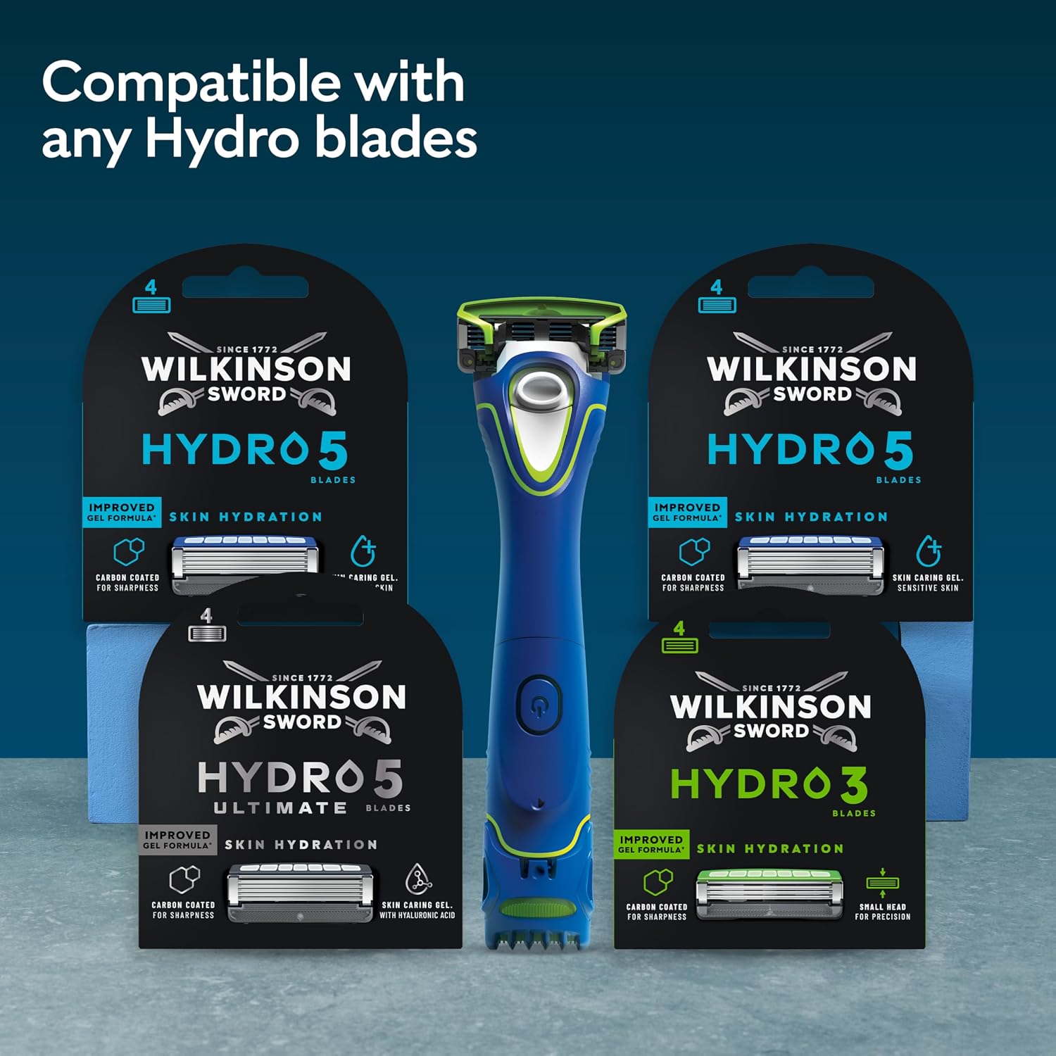 Detalle de Wilkinson Sword The Face Groomer: 2-in-1 Shaver and Beard Trimmer with 4 Trimming Lengths