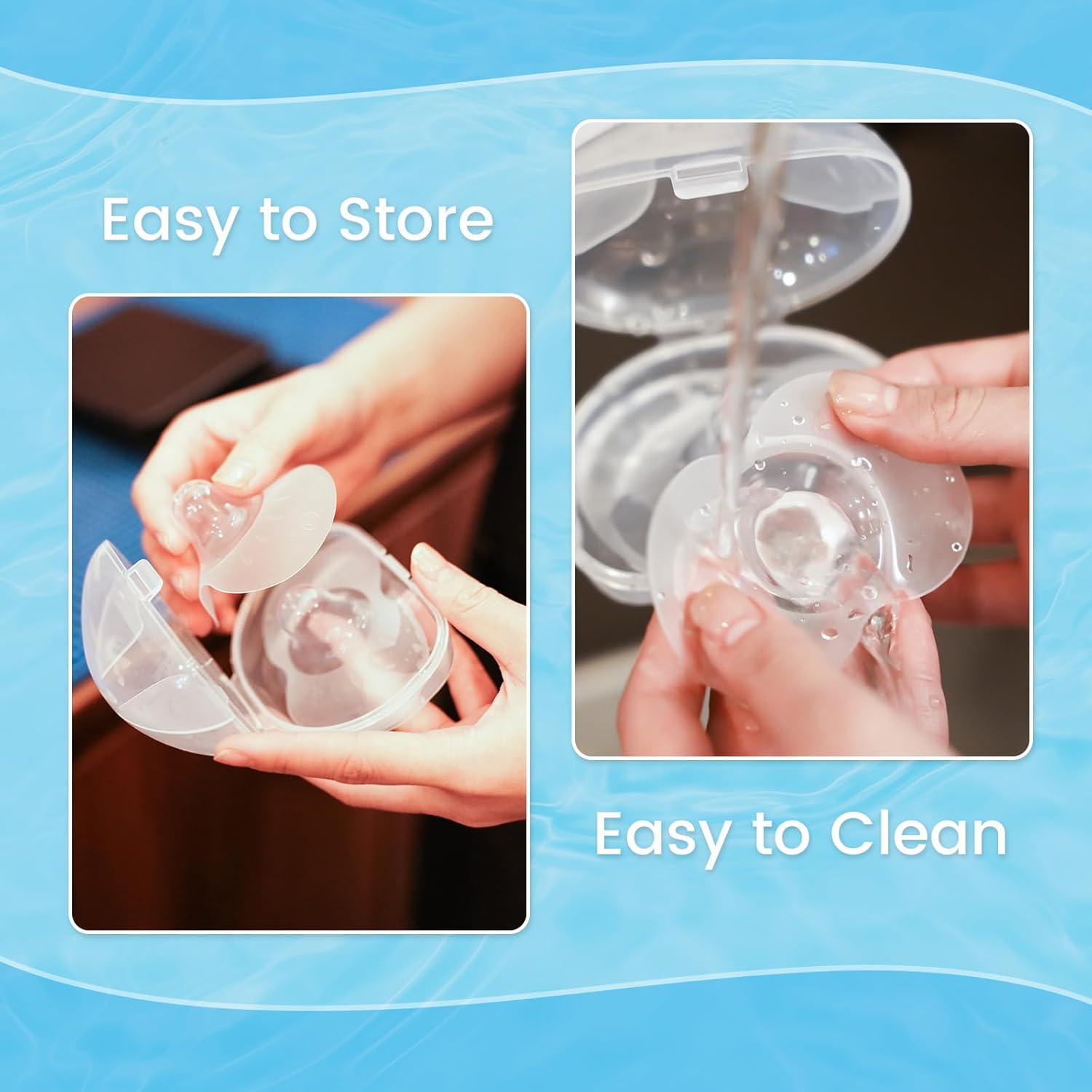 Thumbnail 6 de Porwke 20mm Nipple Shields for Breastfeeding – 2 Pack in Medical Grade Silicone