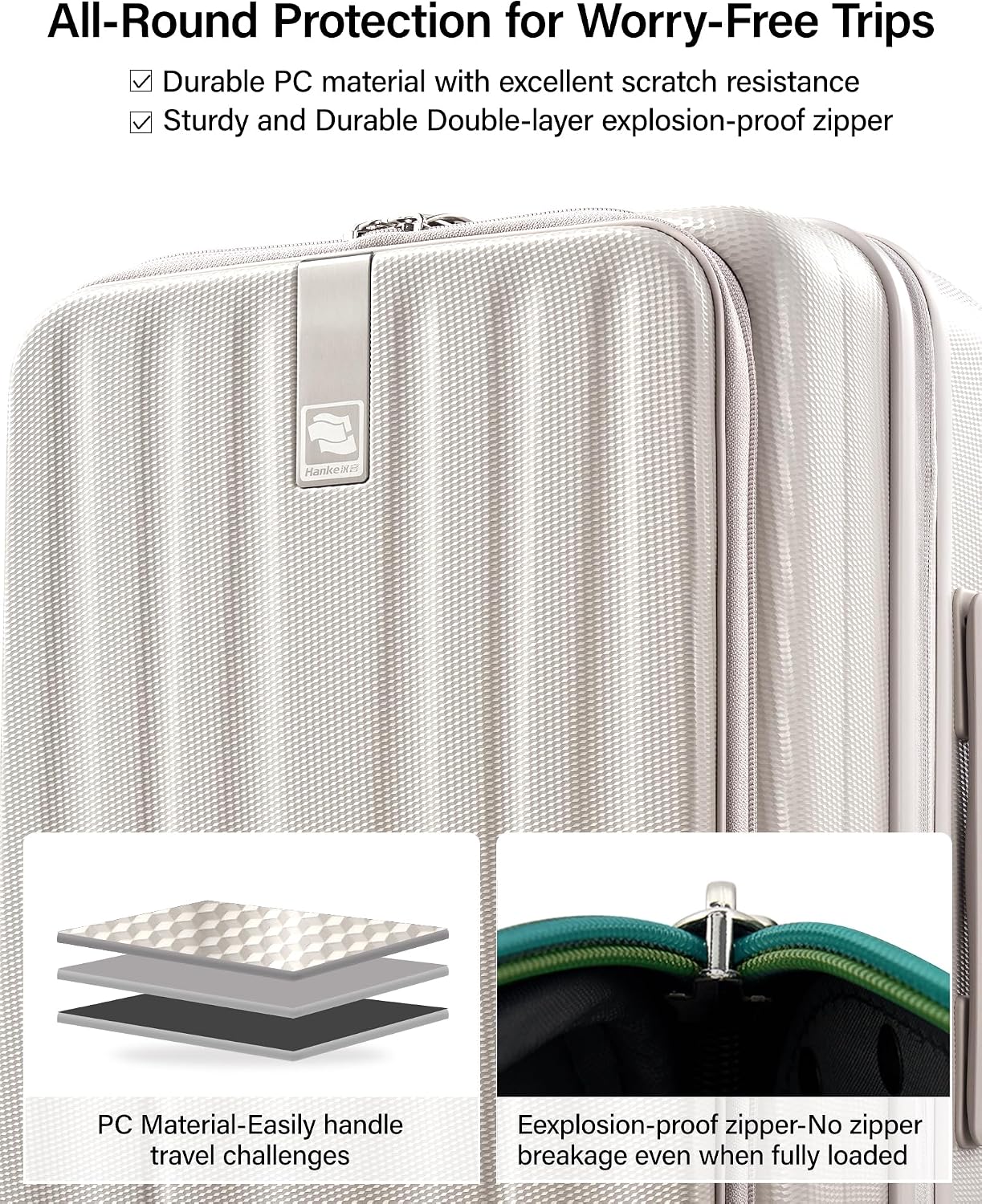Thumbnail 4 de Hanke 26 Inch Expandable Top‑Opening Suitcase