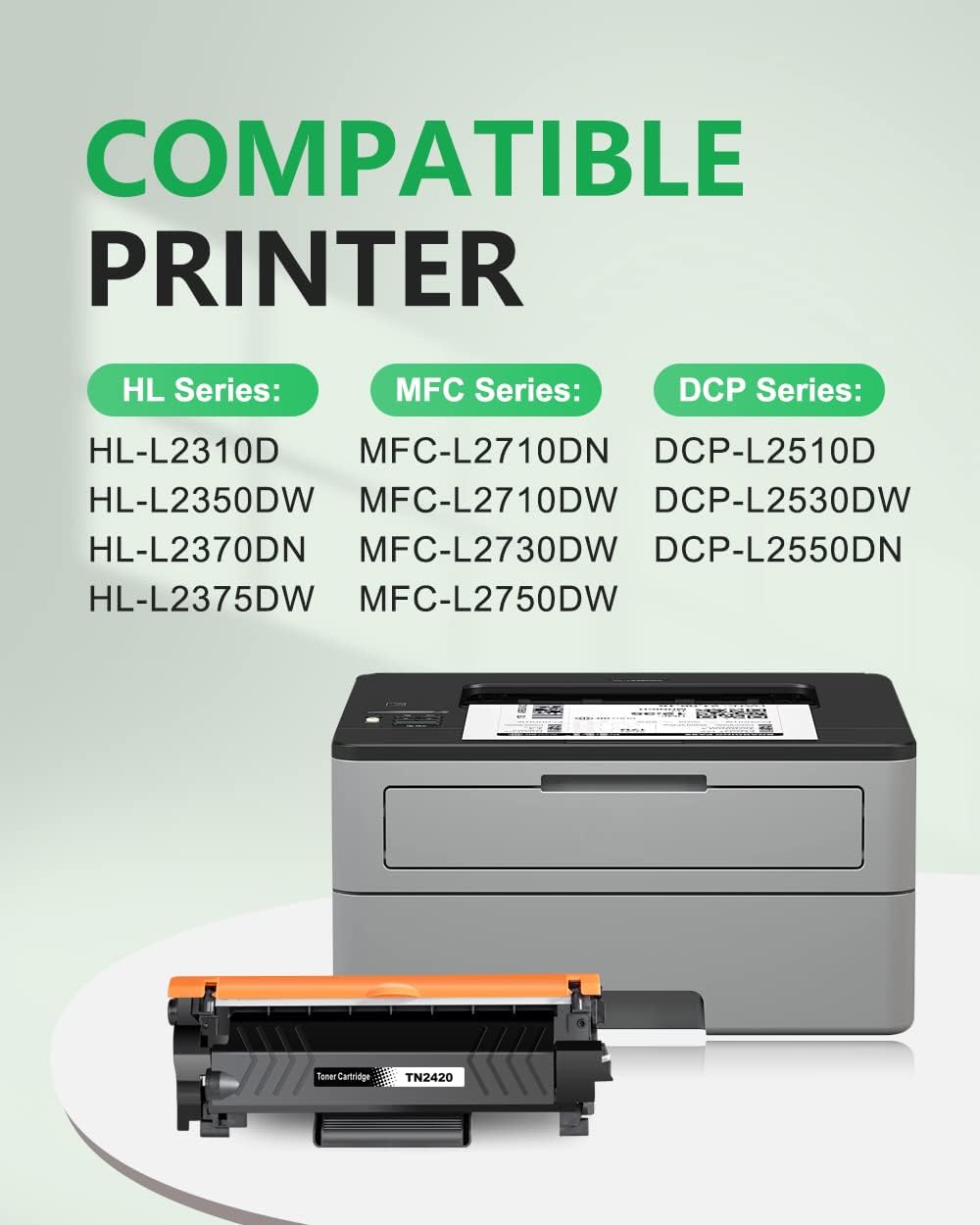 Detalle 2 de colorfly TN2420 ✒️ Cartucho de Tóner Compatible para Brother