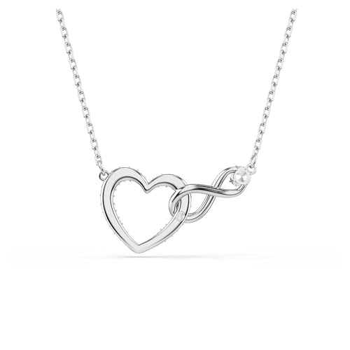 Thumbnail 3 de Swarovski Colgante Hyperbola corazón e infinito, baño de rodio 💍