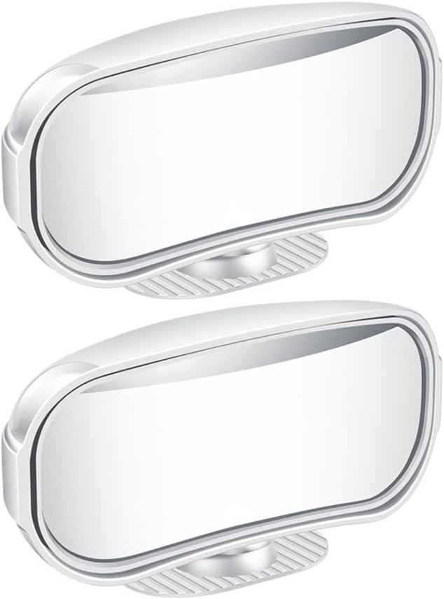 Detalle de Blind Spot Mirrors, 2-Pack: High Temperature, Rotatable Convex Rear View Mirrors for Cars, SUVs and Trucks