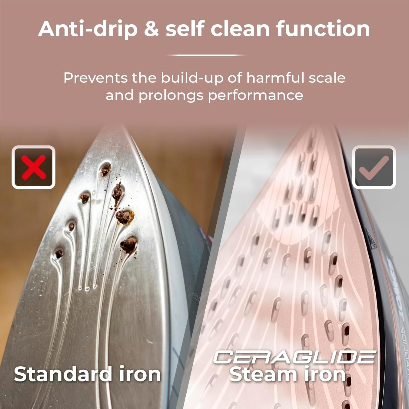Thumbnail 5 de Tower Ceraglide Ultra Speed Iron (T22013) with Ceramic Soleplate, 3100W & Steam Boost
