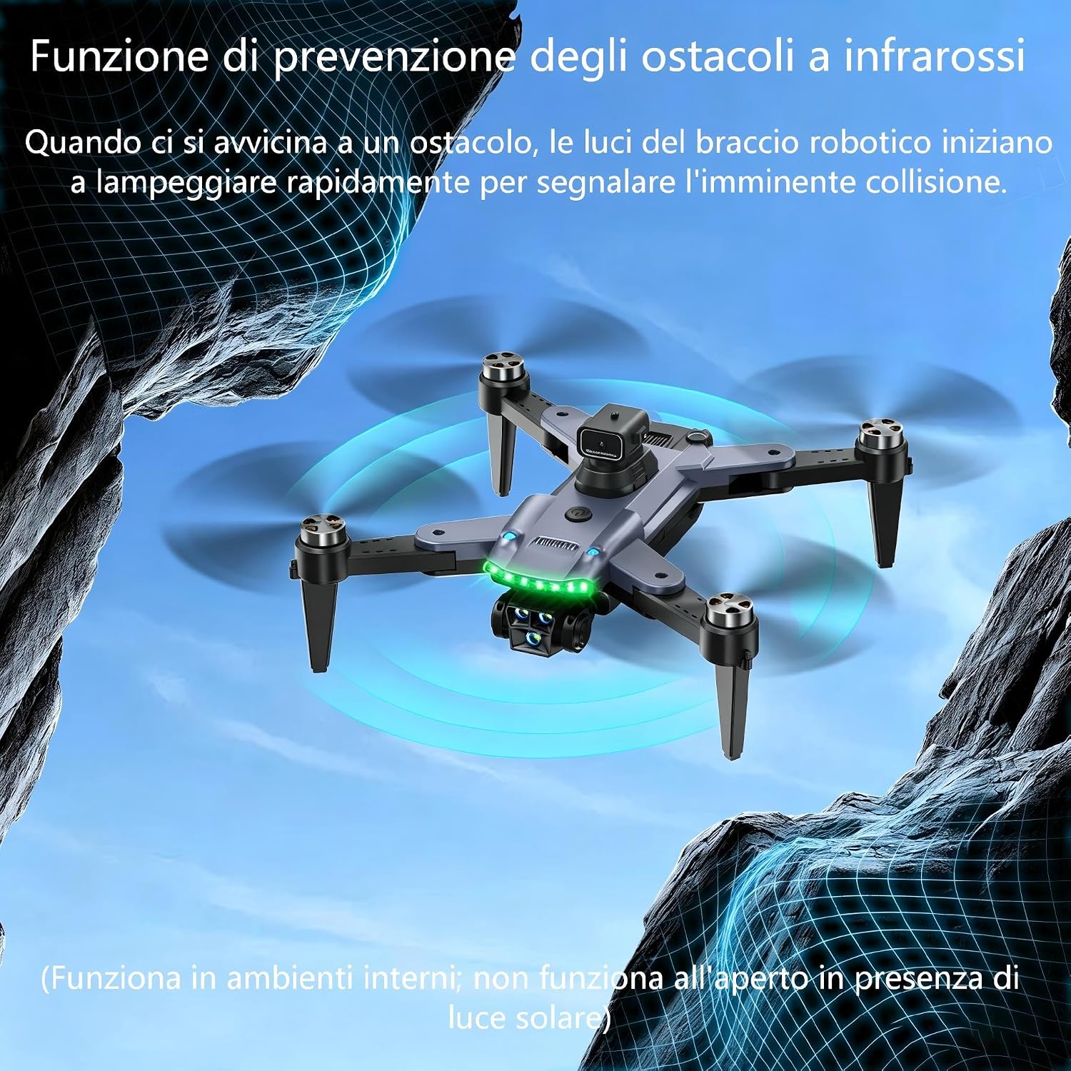 Detalle de HYTOBP S166 Drone con Telecamera 4K: leggero, stabile e facile da usare