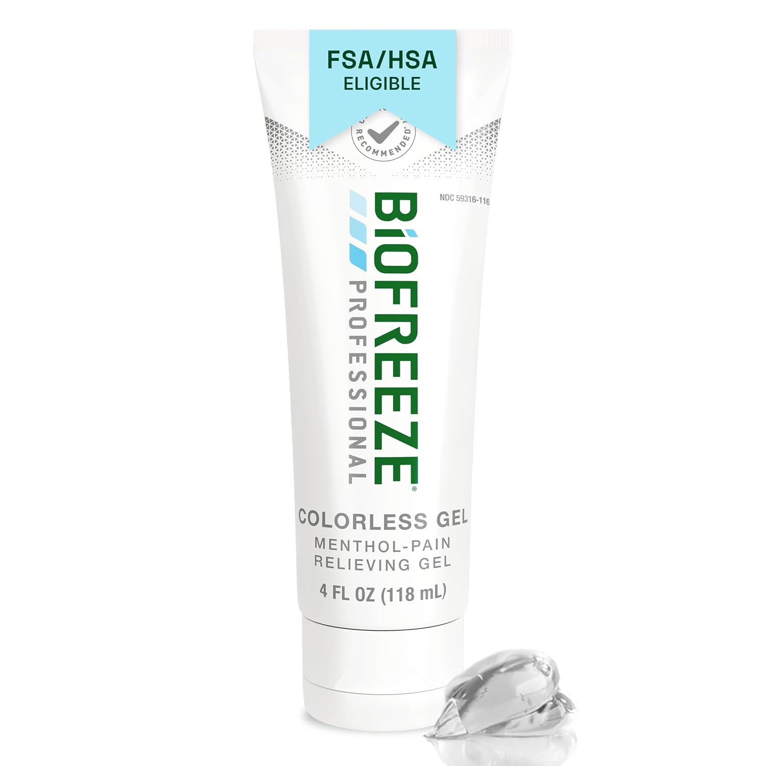 Detalle de Biofreeze Pain Relief Gel 4 fl oz