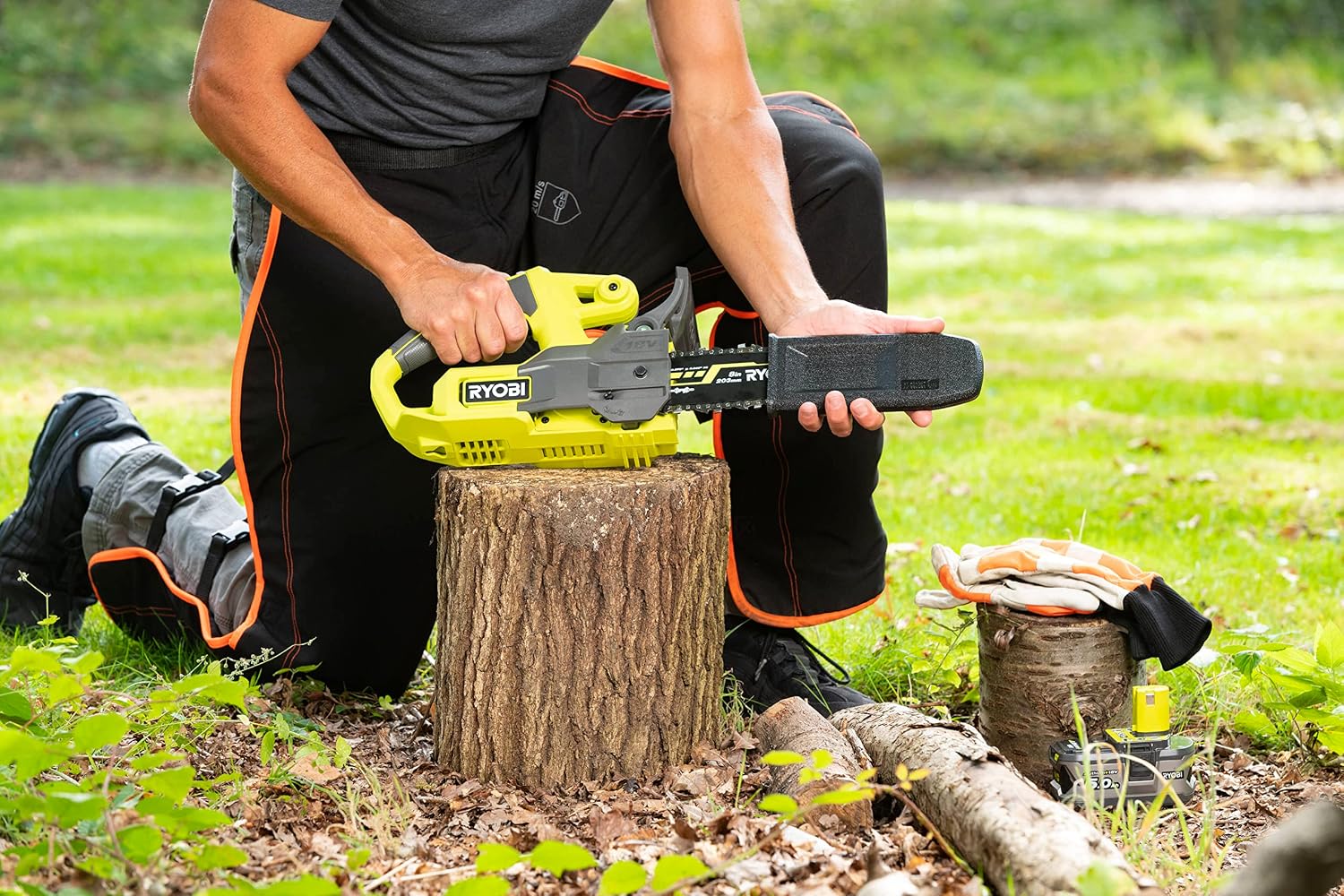 Thumbnail 3 de RYOBI RY18CS20A-125 – akumulatorowa pilarka łańcuchowa 18 V, prowadnica 20 cm