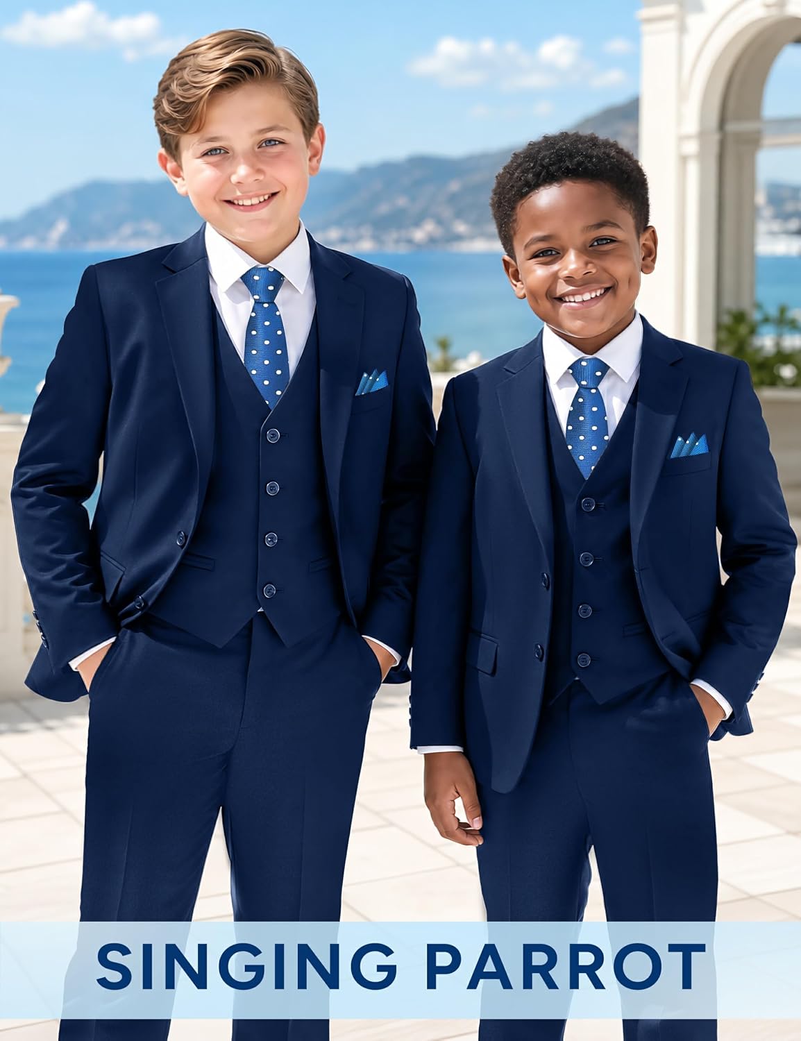 Detalle de Singing Parrot Boys’ Suit Set, 7-Piece