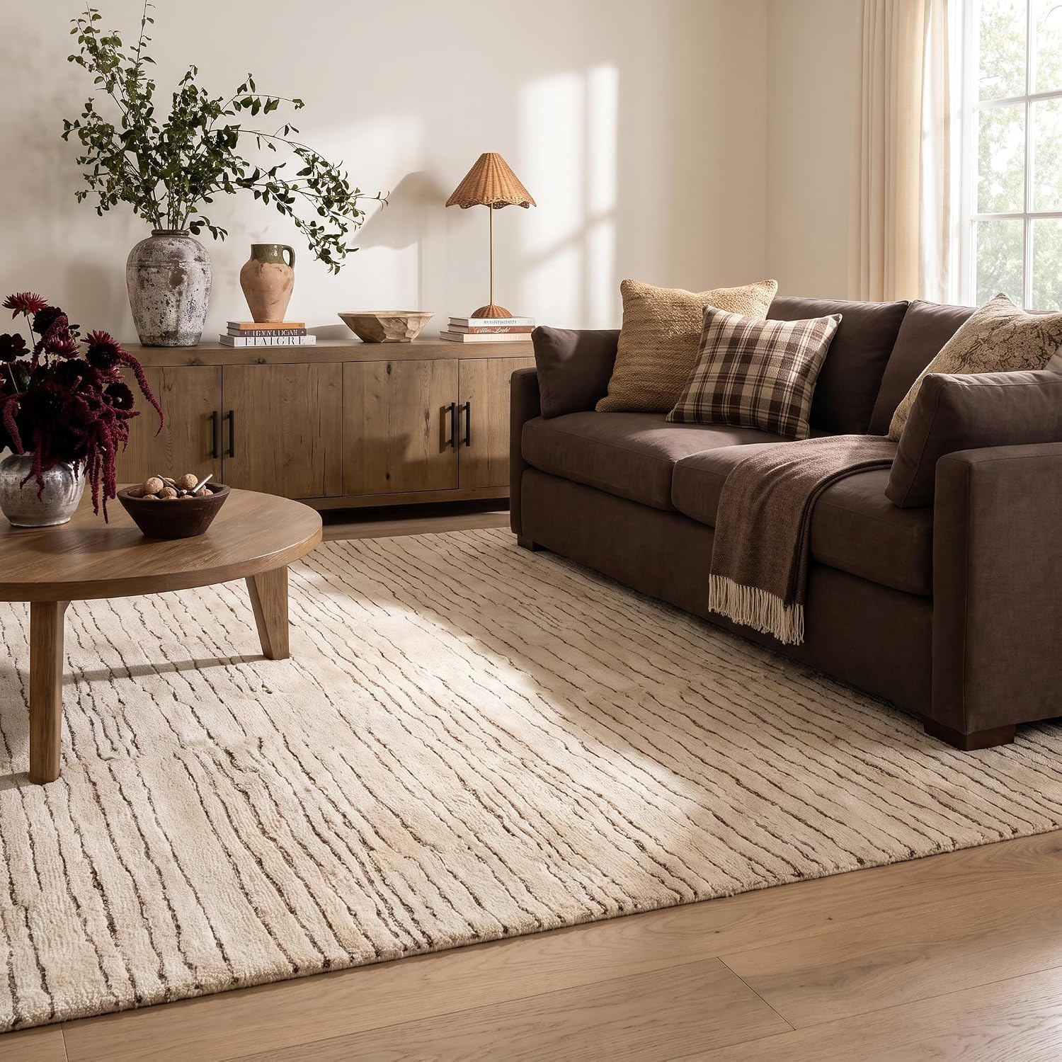 Thumbnail 4 de Rug Branch striped area rug 5' x 8