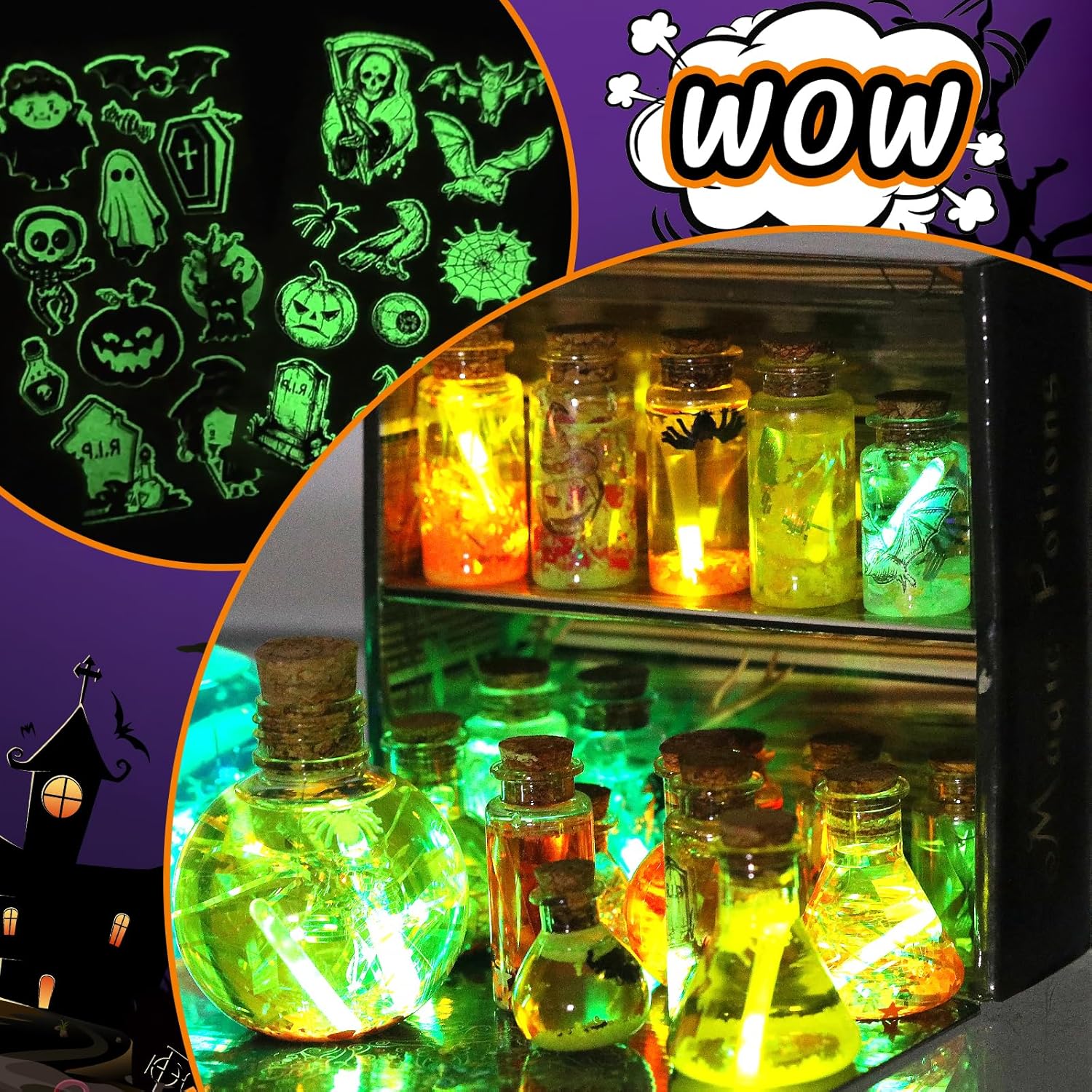 Thumbnail 4 de LDomet Magic Potions Craft Kit for Kids – Glow Witch Potion Bottles & Fairy Magic