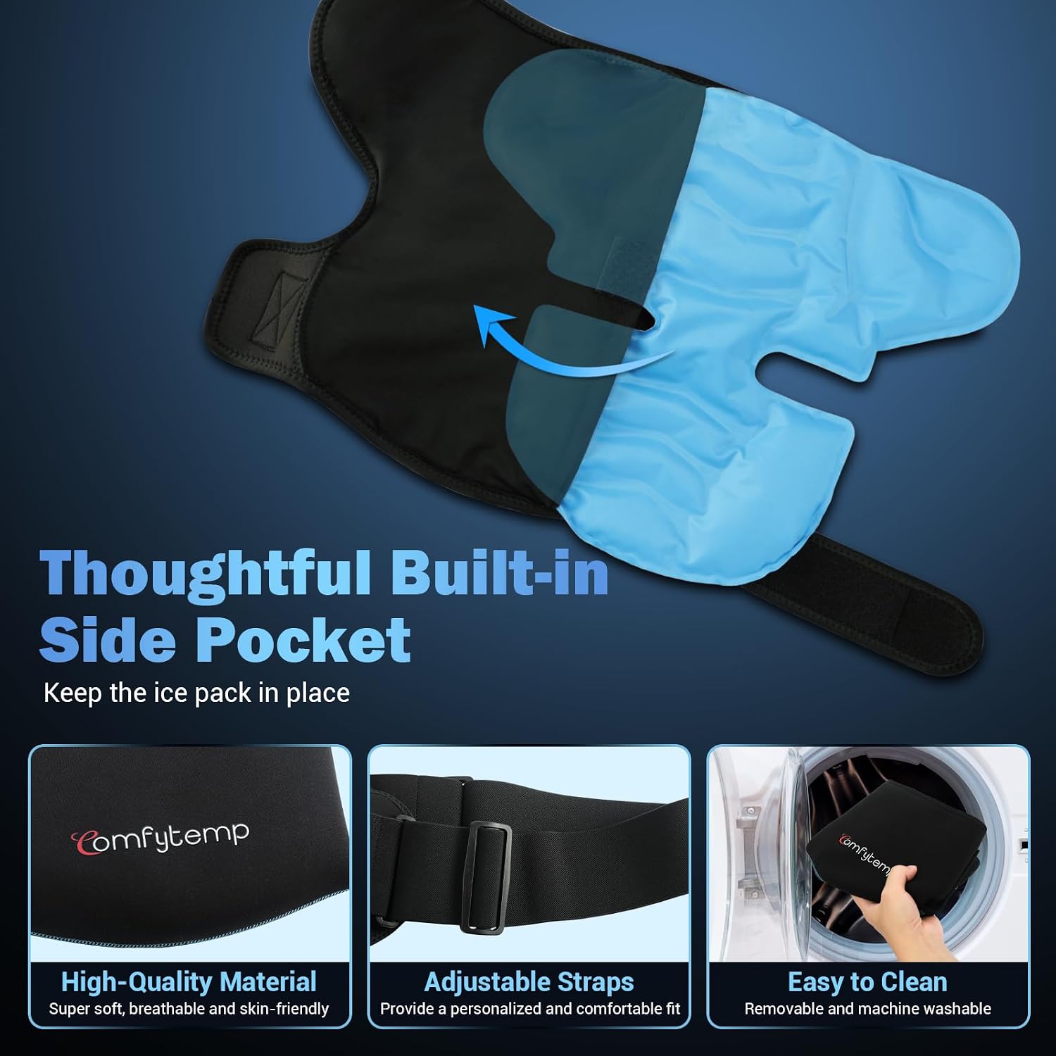 Detalle de Comfytemp Shoulder Ice Pack Wrap
