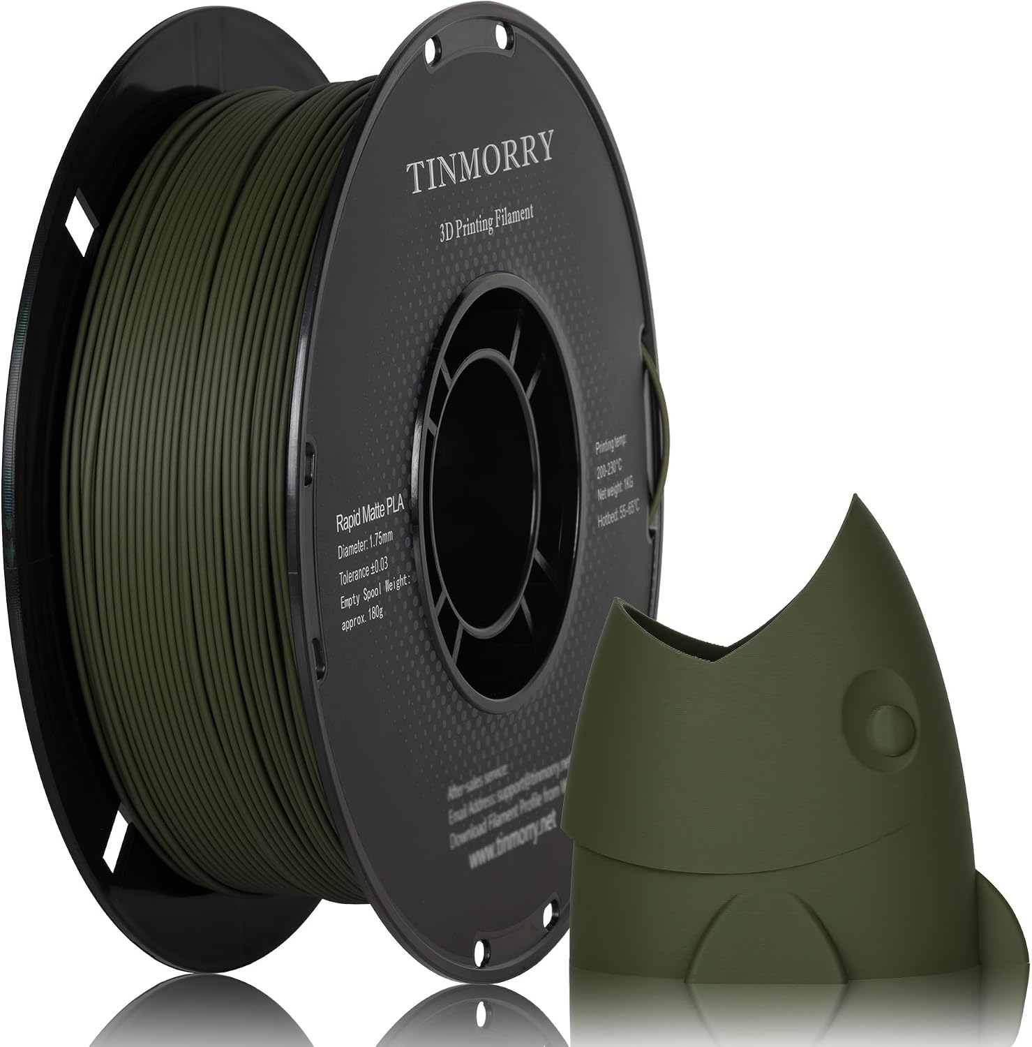 Thumbnail 6 de TINMORRY PLA Filament Galaxy 1,75 mm – 1 kg Spule, Braun mit Galaxy-Effekt, kompatibel mit Bambu FDM Druckern