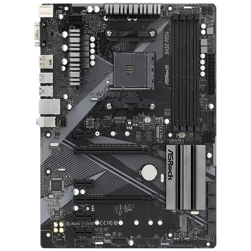 Thumbnail 3 de Asrock B450 Pro4 R2.0 placa base