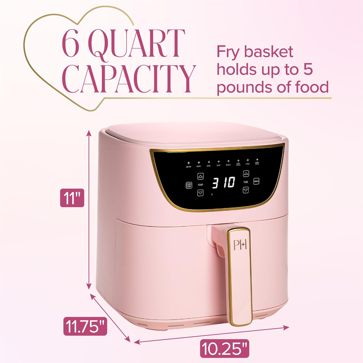 Thumbnail 6 de Paris Hilton Air Fryer 6-Quart 🍟