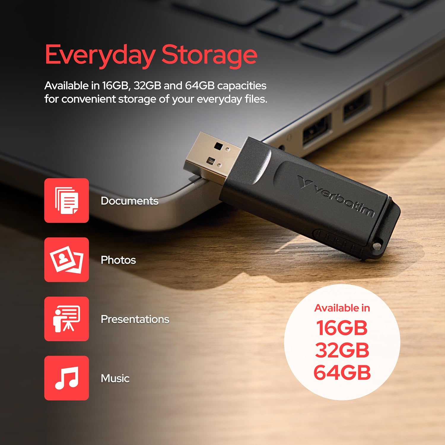 Detalle de Verbatim USB Flash Drive 32GB
