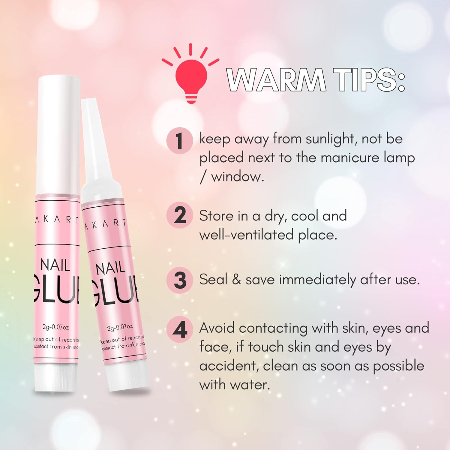 Thumbnail 6 de Makartt Strong Nail Glue 40pcs for false nails 💅