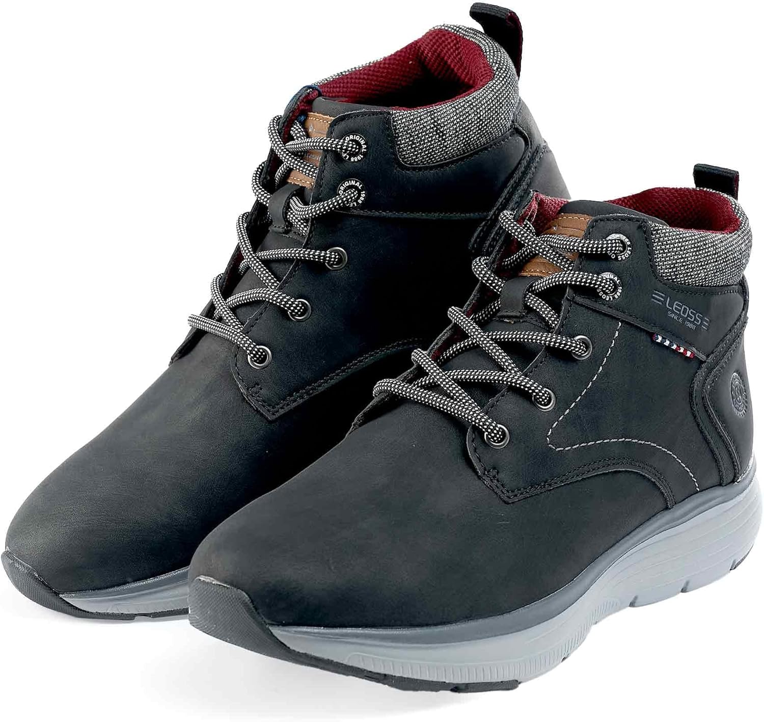 Thumbnail 6 de LEOSS ORIGINAL Uomo Sneakers High Top: leggere e traspiranti per camminare in autunno e inverno