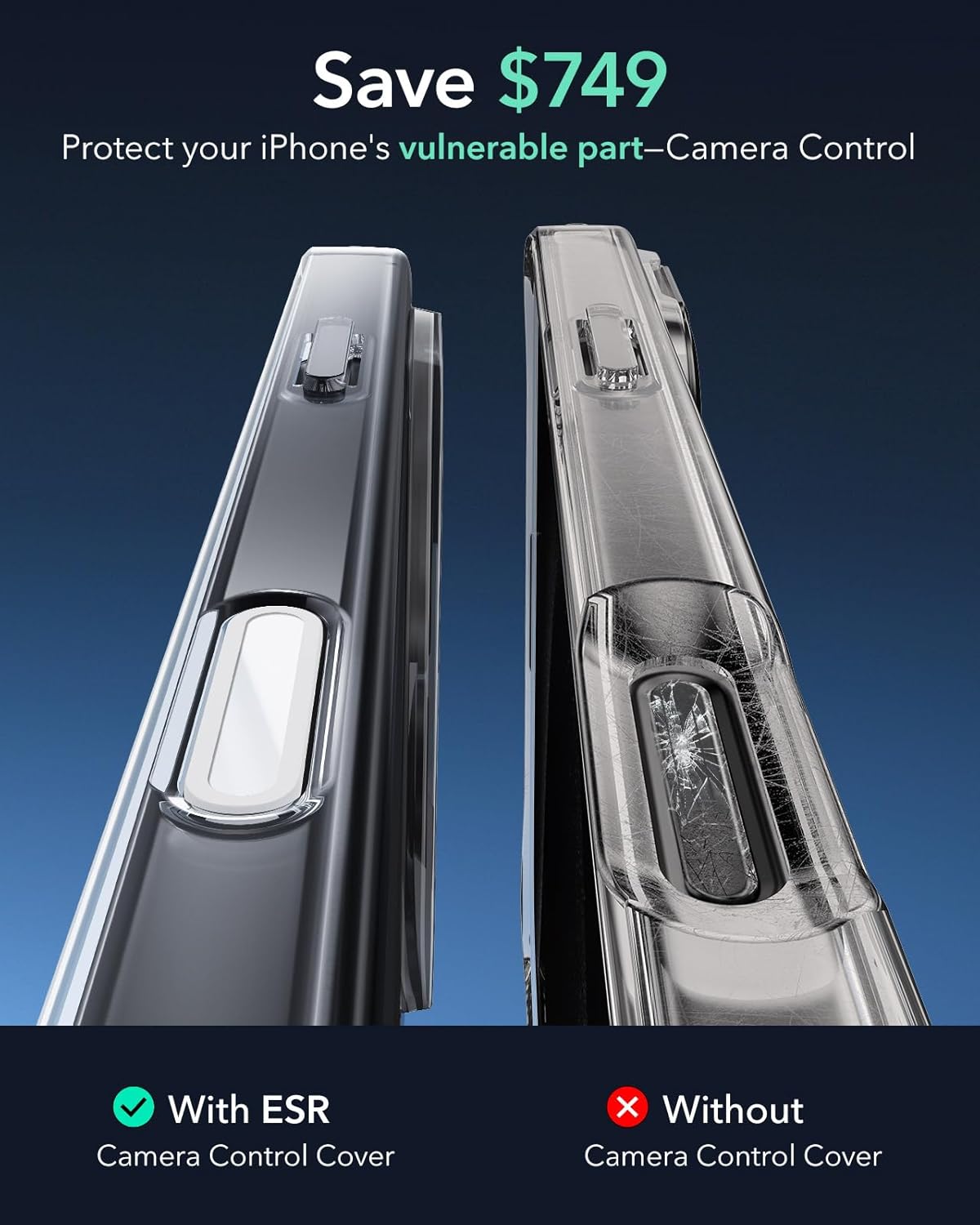 Thumbnail 3 de ESR HaloLock Clear Case for iPhone 16 Pro Max with Camera Control