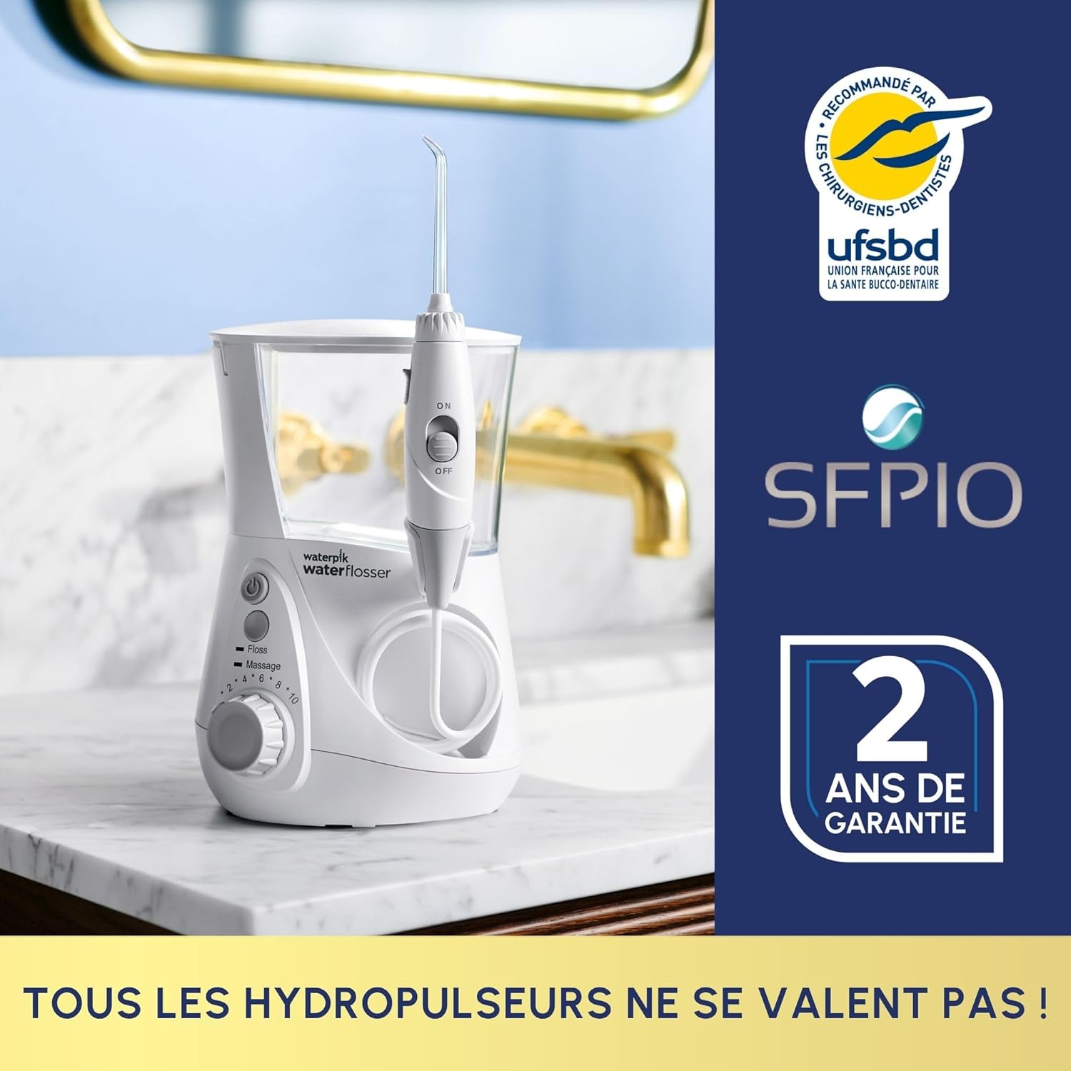 Thumbnail 3 de Waterpik WF-660EU jet dentaire 10 niveaux 🦷