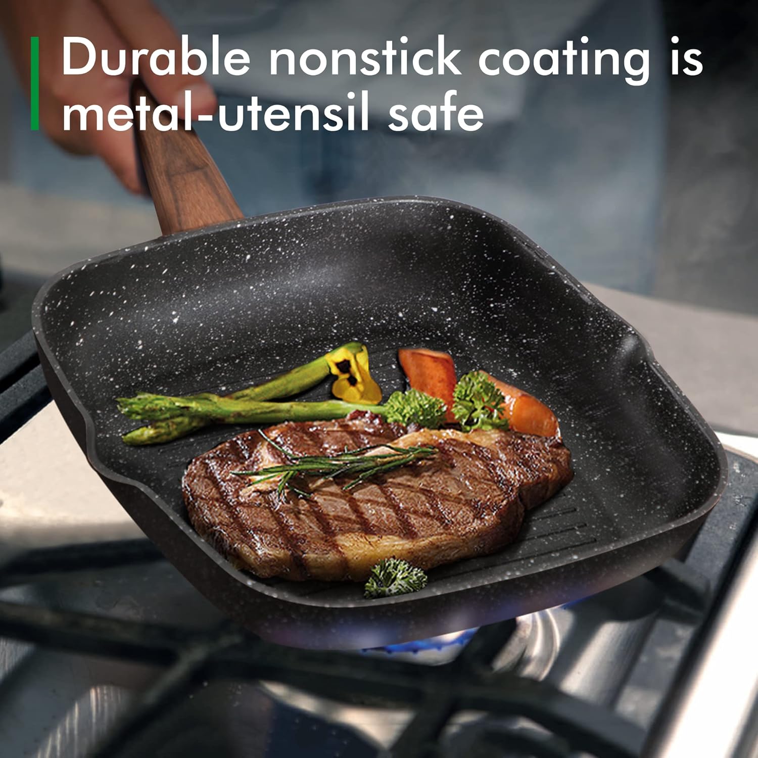 Thumbnail 1 de MAISON ARTS 17-Piece Nonstick Pots and Pans Set (Granite Stone Coating) for Induction Cooktops