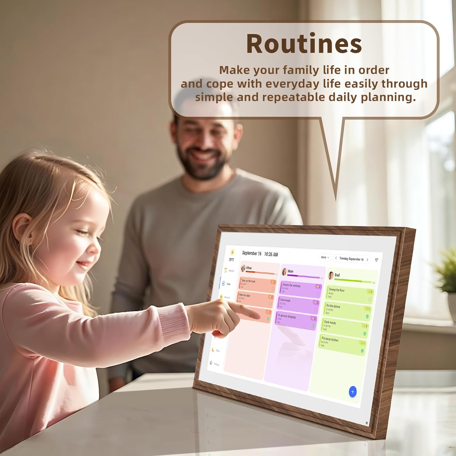 Thumbnail 6 de 15.6 Inch Digital Calendar Chore Chart