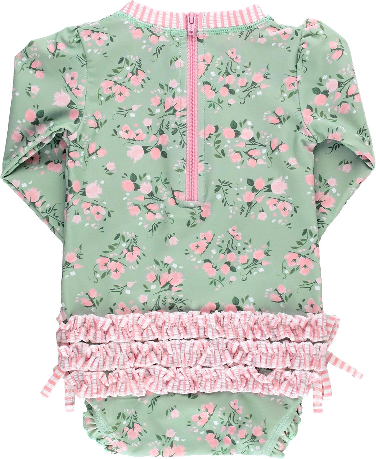 Thumbnail 2 de RuffleButts Floral Baby One-Piece UPF 50+